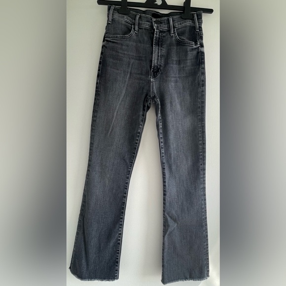 MOTHER Denim - MOTHER Women's Gray Straight Leg Jeans